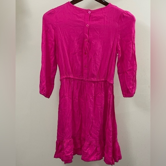 MINI BODEN HOT PINK EMBROIDERED LIGHT WEIGHT DRESS 11-12Y - Picture 2 of 6